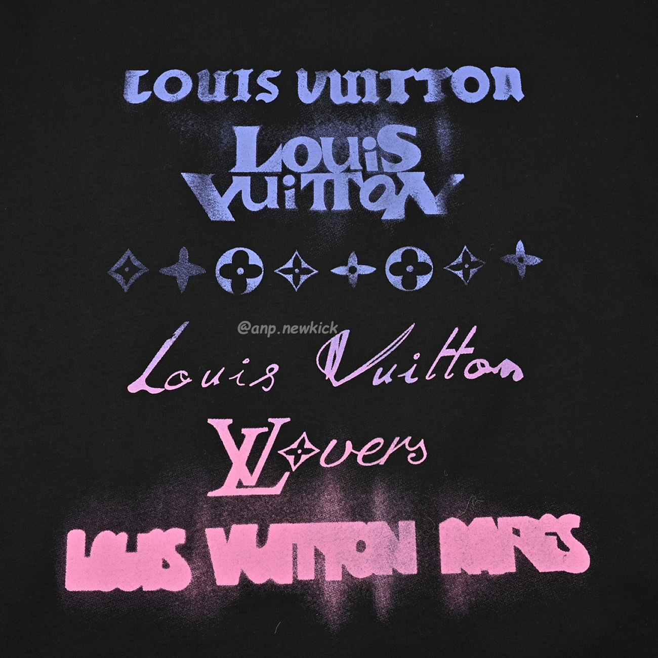 Louis Vuitton Top Logo Letter Short Sleeve T Shirt (5) - newkick.vip